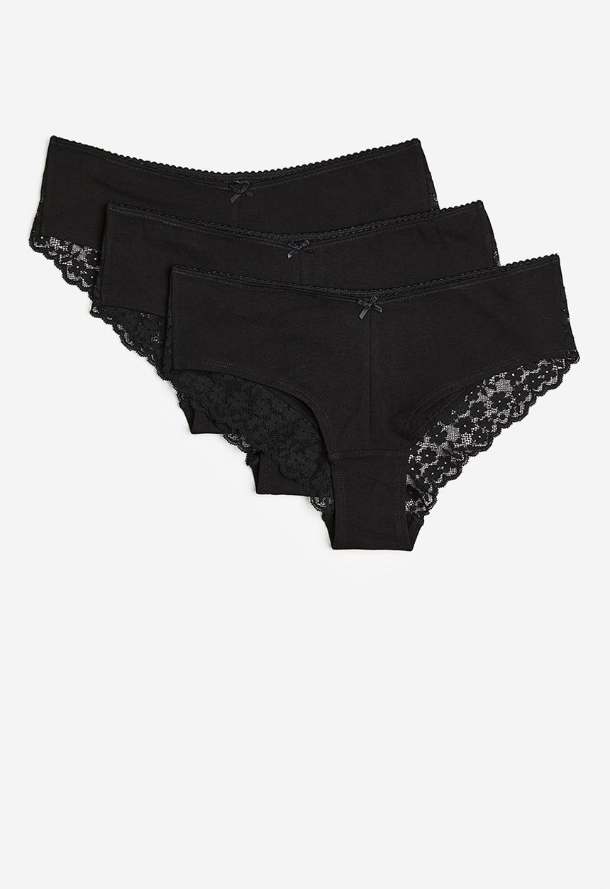 H&M - 3-Pack jersey hipster briefs - black 