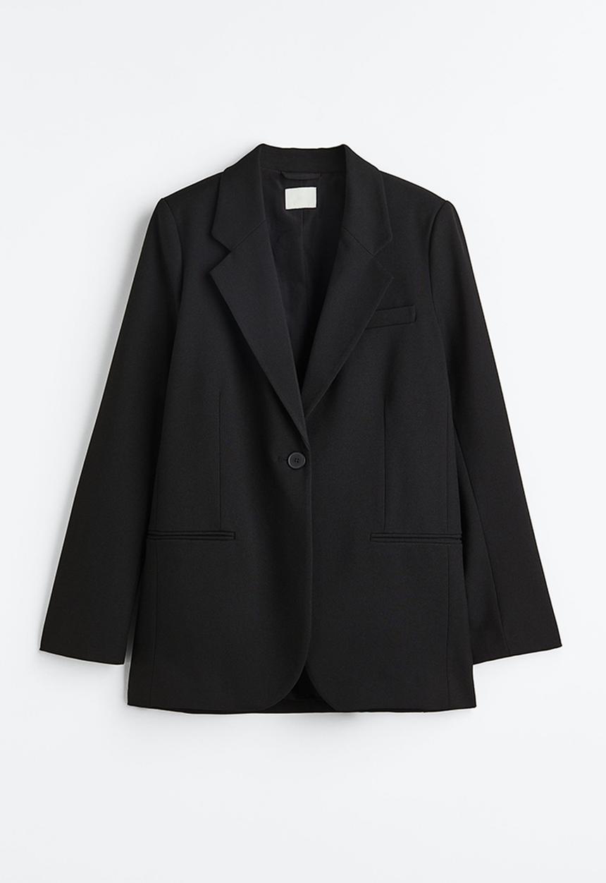H&M - Single-breasted blazer - black