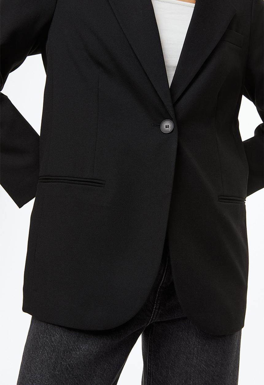 H&M - Single-breasted blazer - black