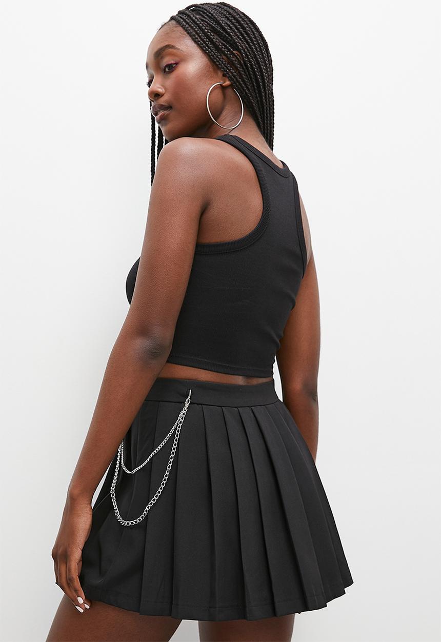 Blake - Mini with chain detail - black