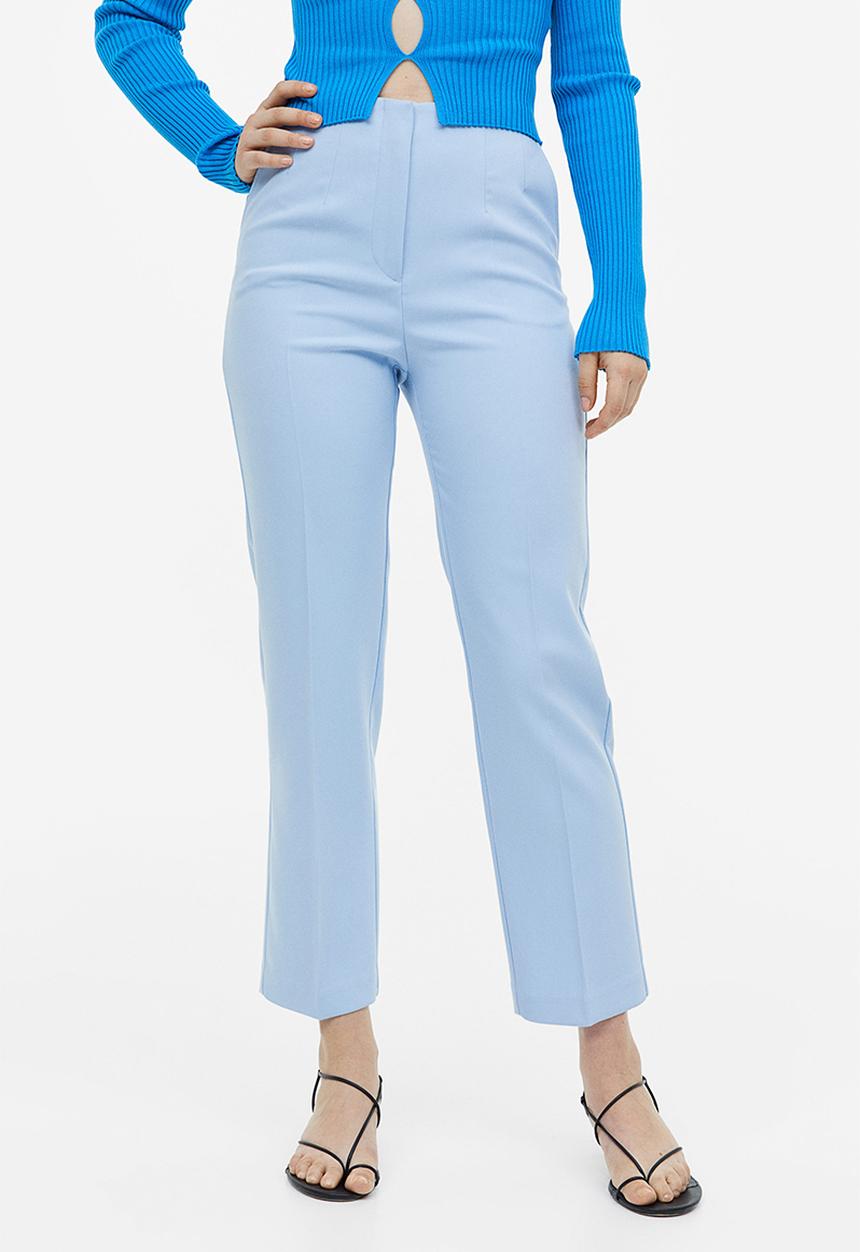 H&M - Tapered trousers - light blue