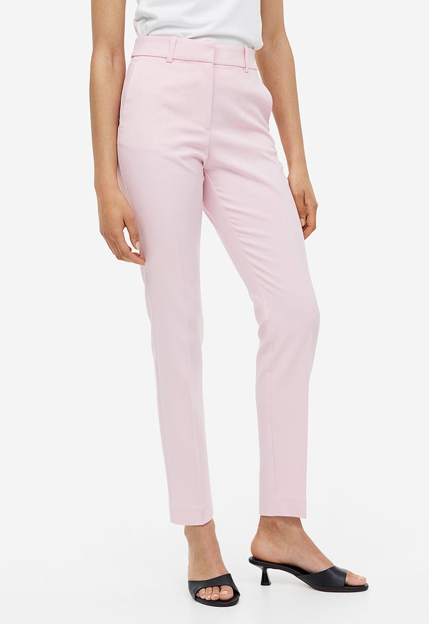 H&M - Cigarette trousers - light pink