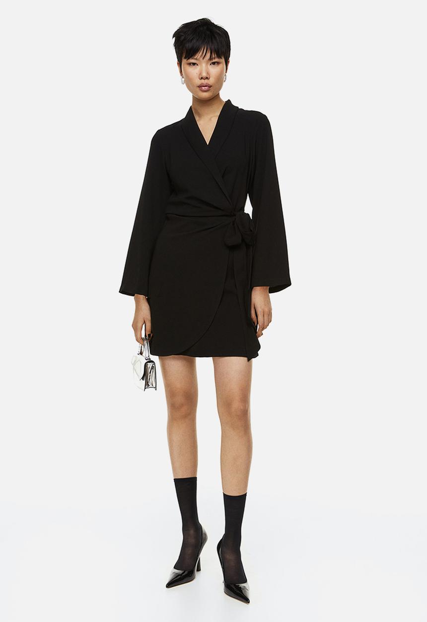 H&M - Wrap dress - black
