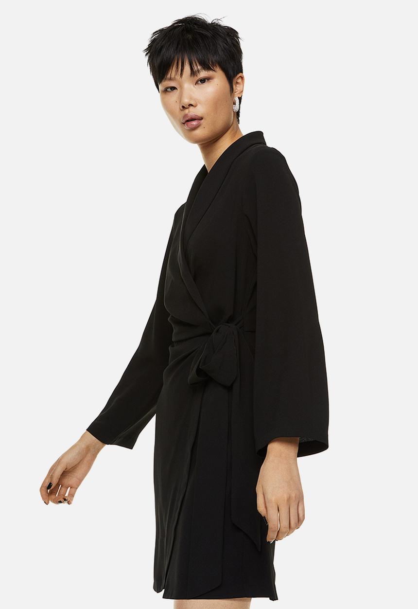 H&M - Wrap dress - black
