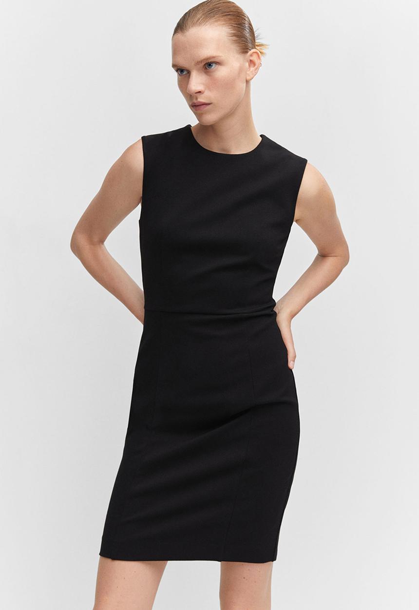 MANGO - Dress paloma - black