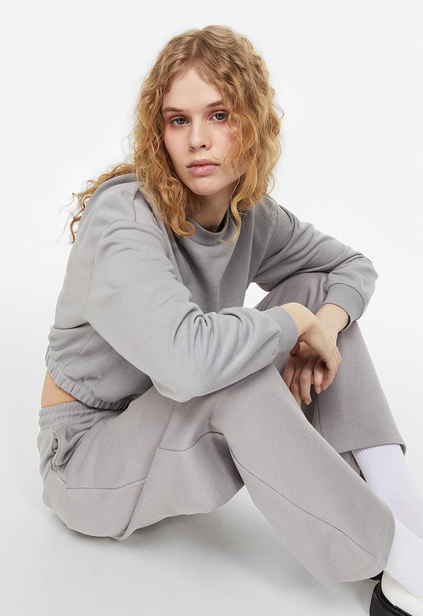H&M - Straight joggers - light grey