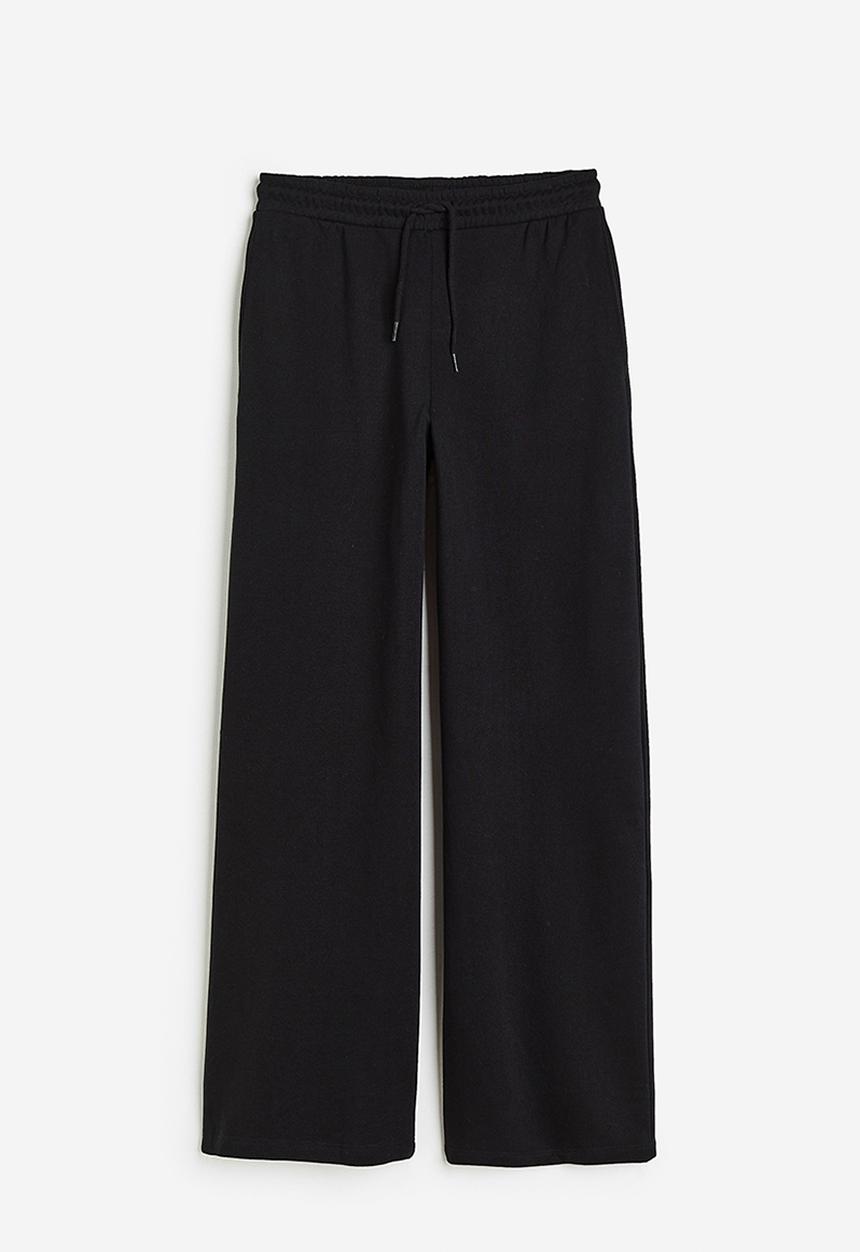 H&M - Straight joggers - black