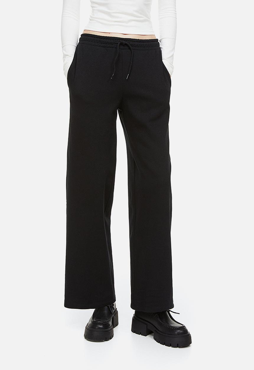 H&M - Straight joggers - black