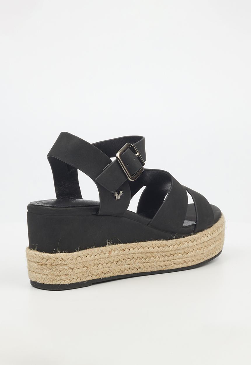 Butterfly Feet - Chance 1 wedge heel - black