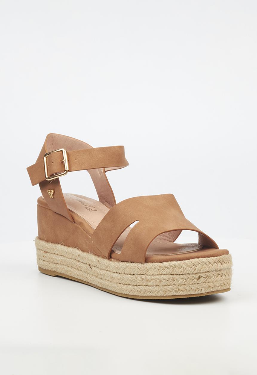 Butterfly Feet - Chance 1 wedge heel - tan