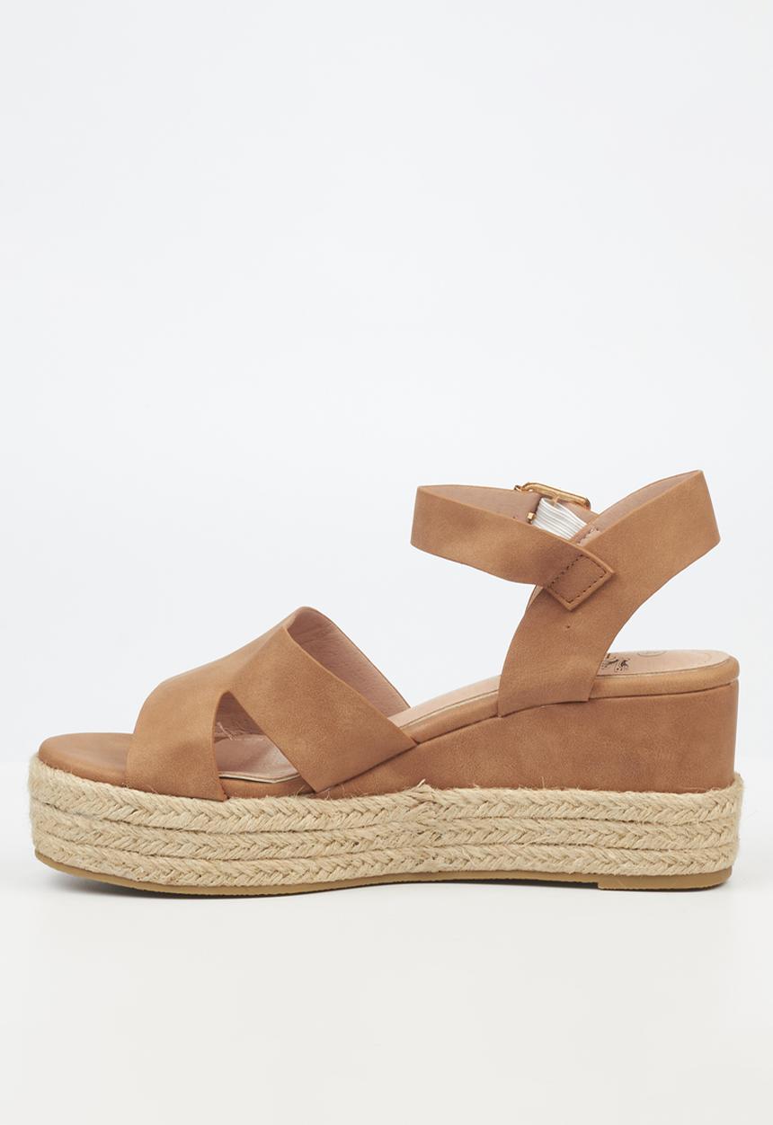 Butterfly Feet - Chance 1 wedge heel - tan