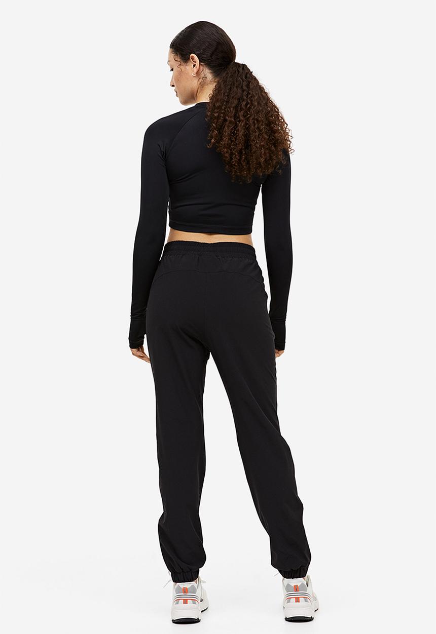 H&M - Drymove™ running trousers - black