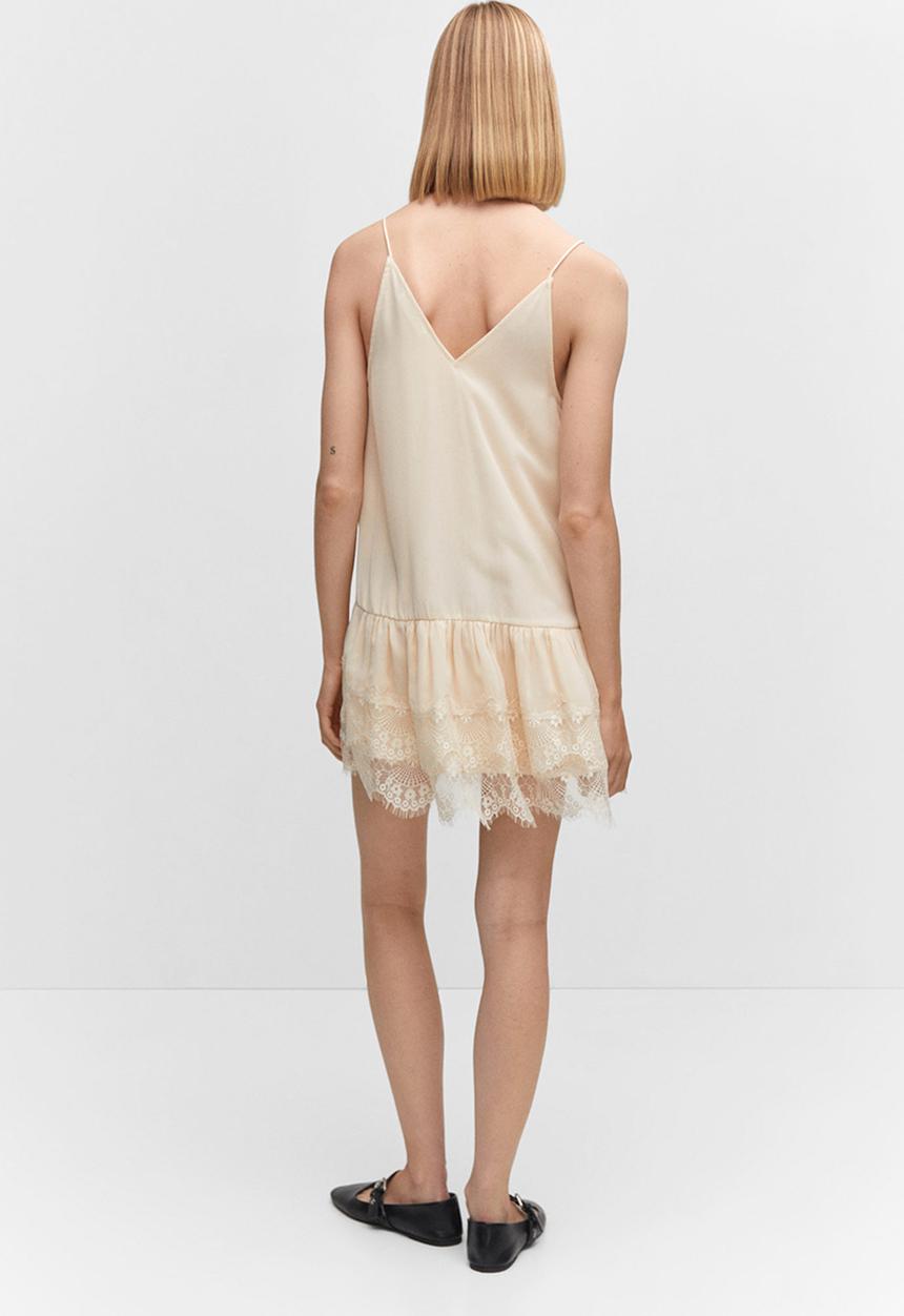 MANGO - Dress kate - light beige