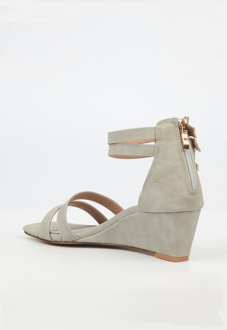 Butterfly Feet - Marla 1 wedge heel - grey