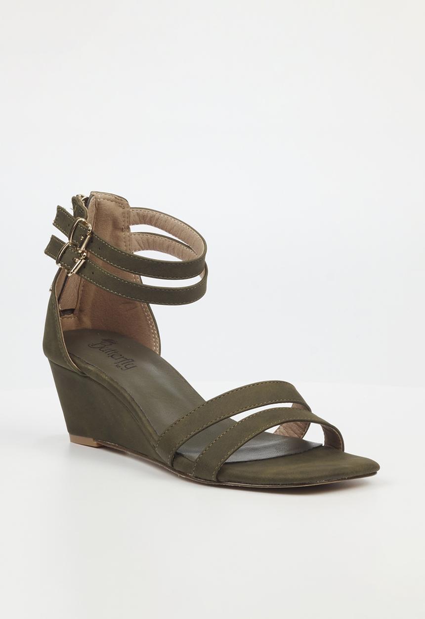 Butterfly Feet - Marla 1 wedge heel - olive