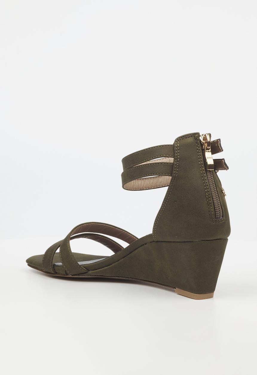 Butterfly Feet - Marla 1 wedge heel - olive