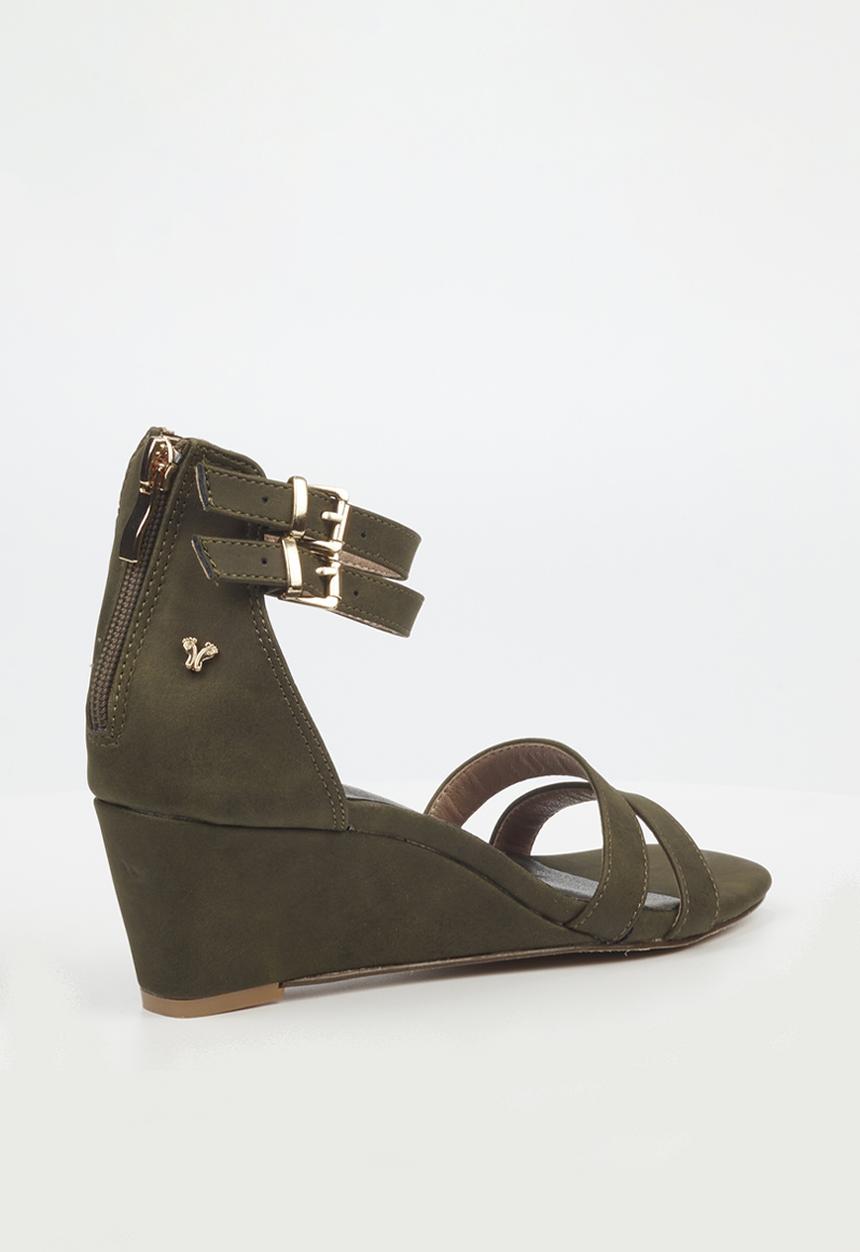 Butterfly Feet - Marla 1 wedge heel - olive