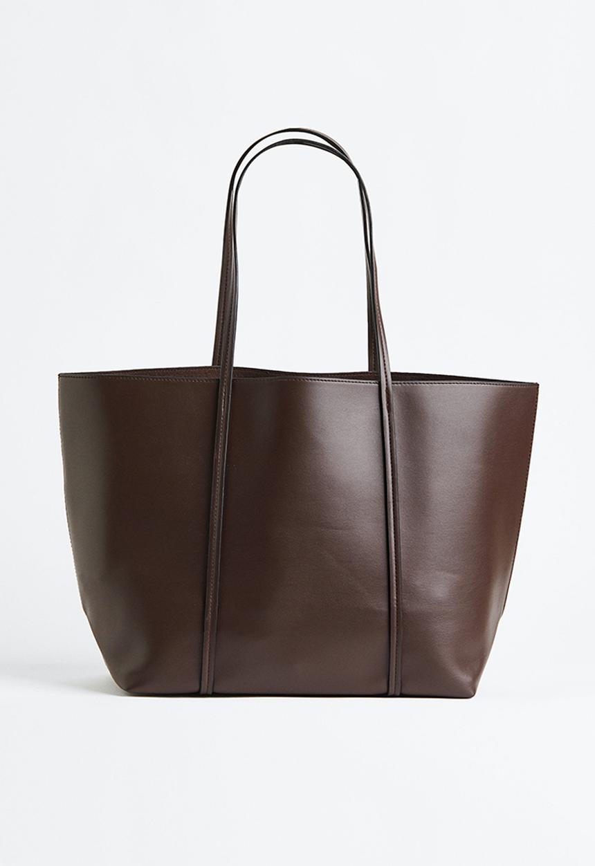 H&M - Large shopper - dark brown
