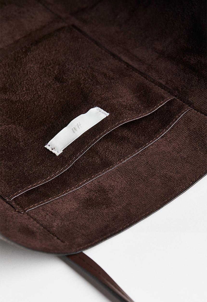 H&M - Large shopper - dark brown