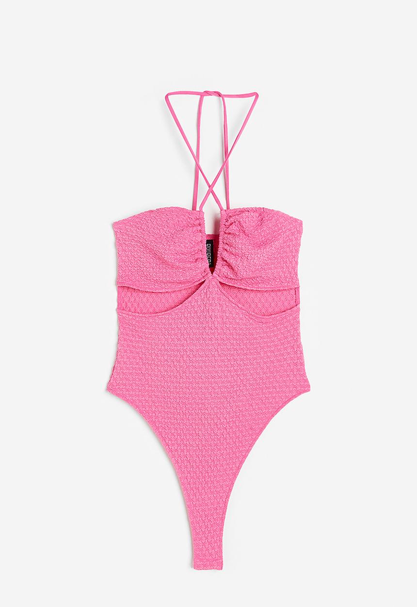 H&M - Cut-out thong body - pink