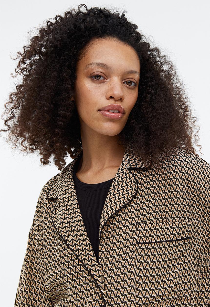 H&M - Patterned shirt - beige/patterned 