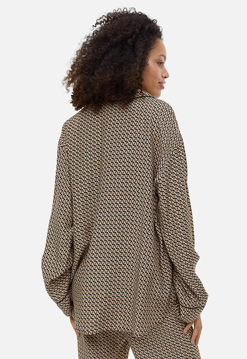 H&M - Patterned shirt - beige/patterned 