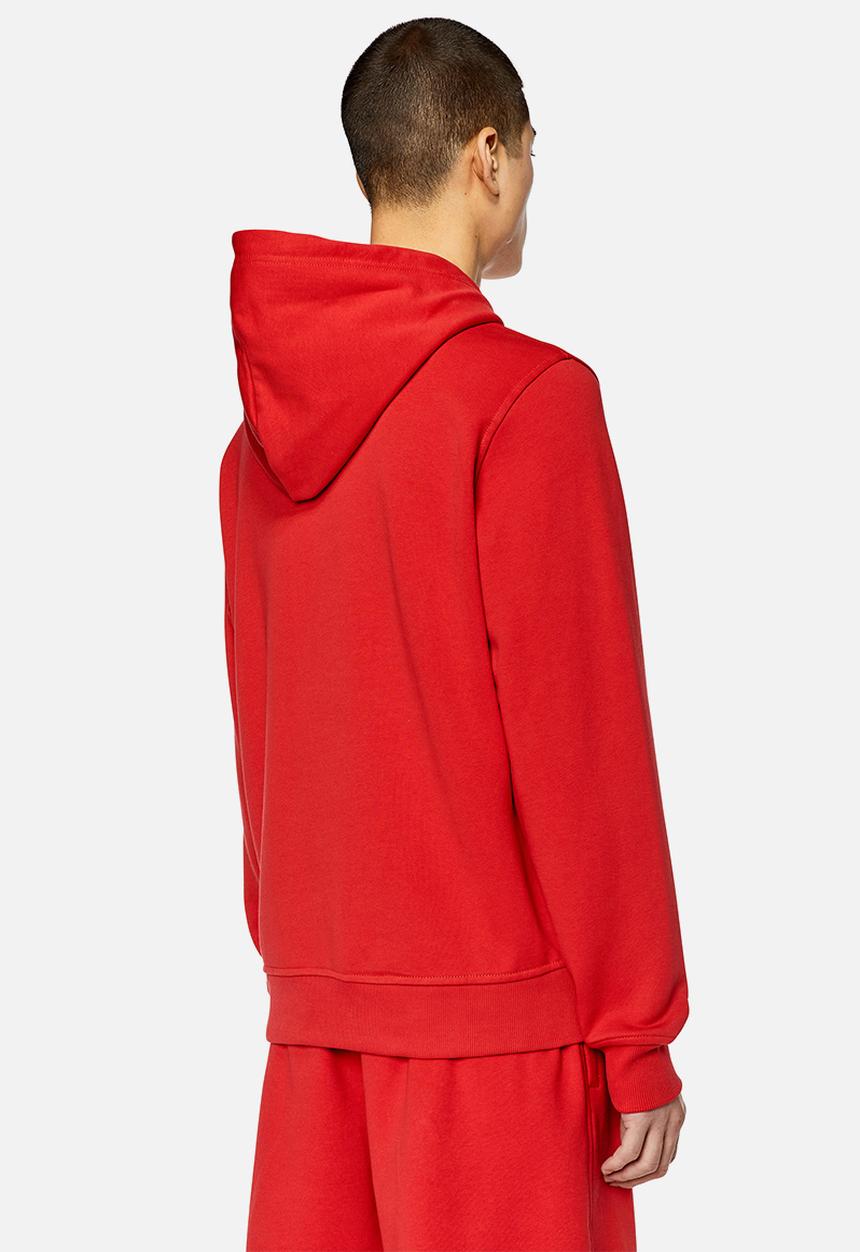 Diesel  - S-ginn-hoodie-div - red