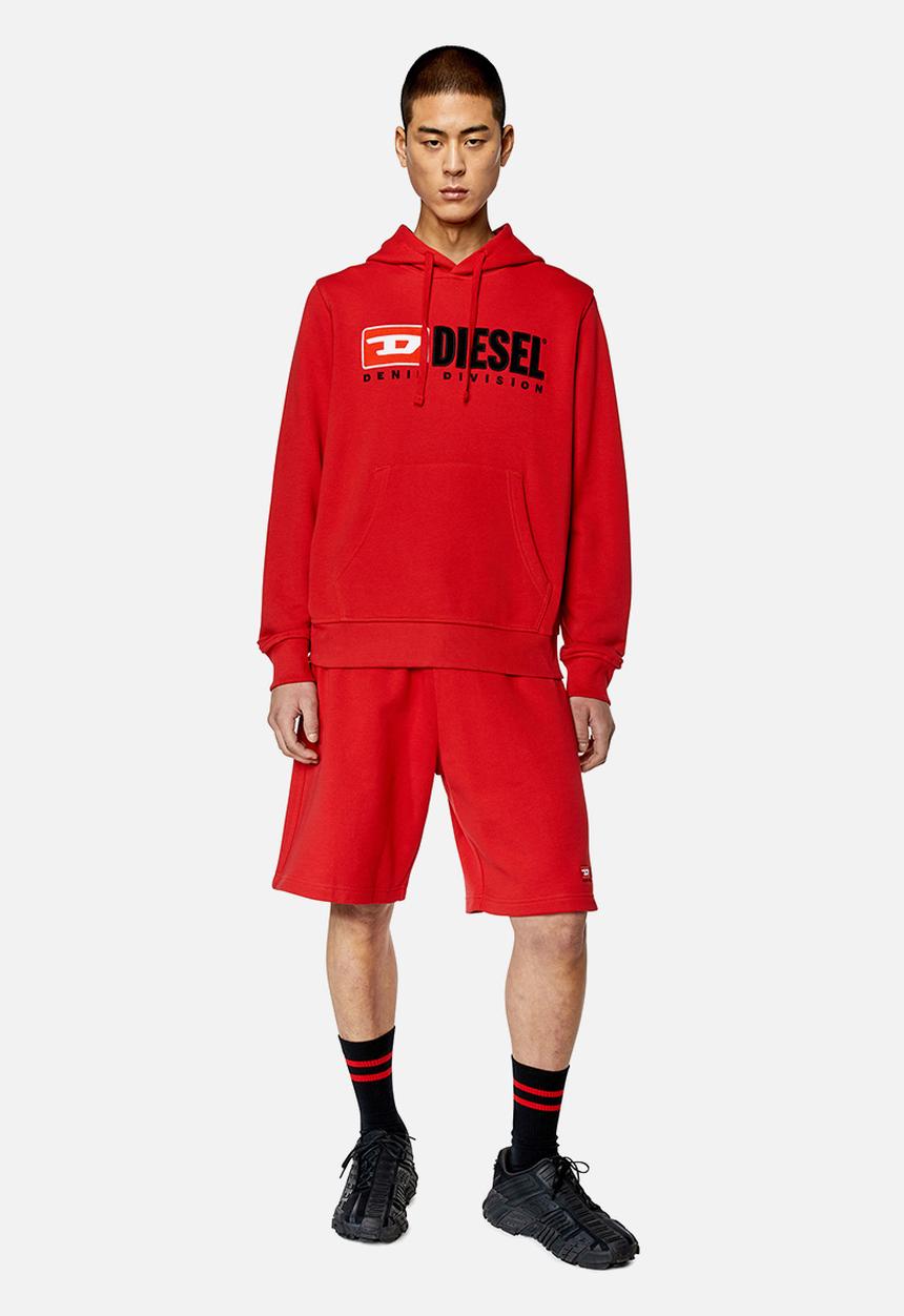 Diesel  - S-ginn-hoodie-div - red
