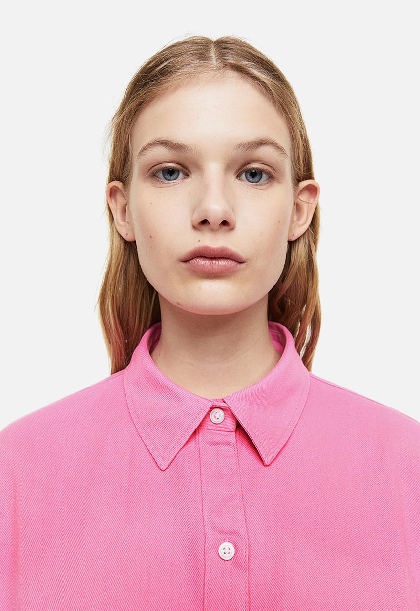 H&M - Oversized cotton overshirt - pink
