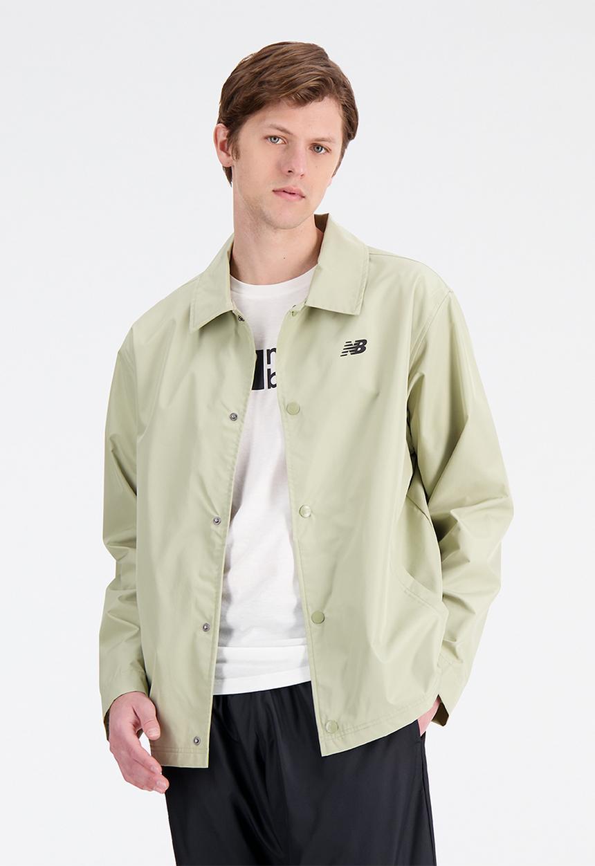 New Balance  - NB essentials coaches jacket - fatigue green