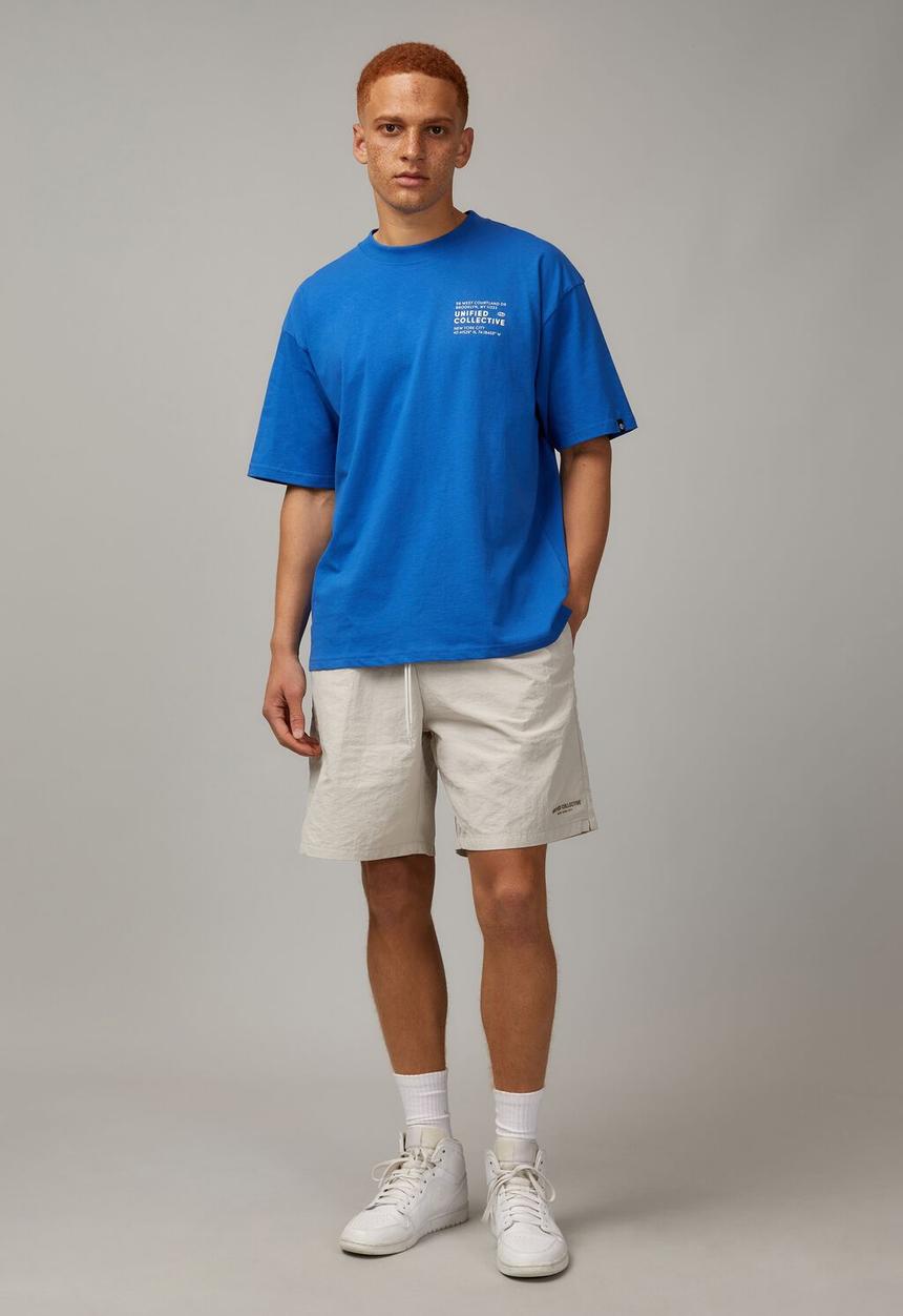 Factorie - Box fit unified t-shirt - cobalt / unified lockup