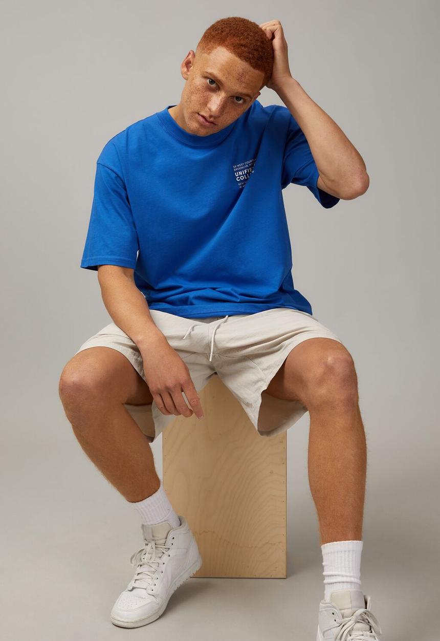 Factorie - Box fit unified t-shirt - cobalt / unified lockup