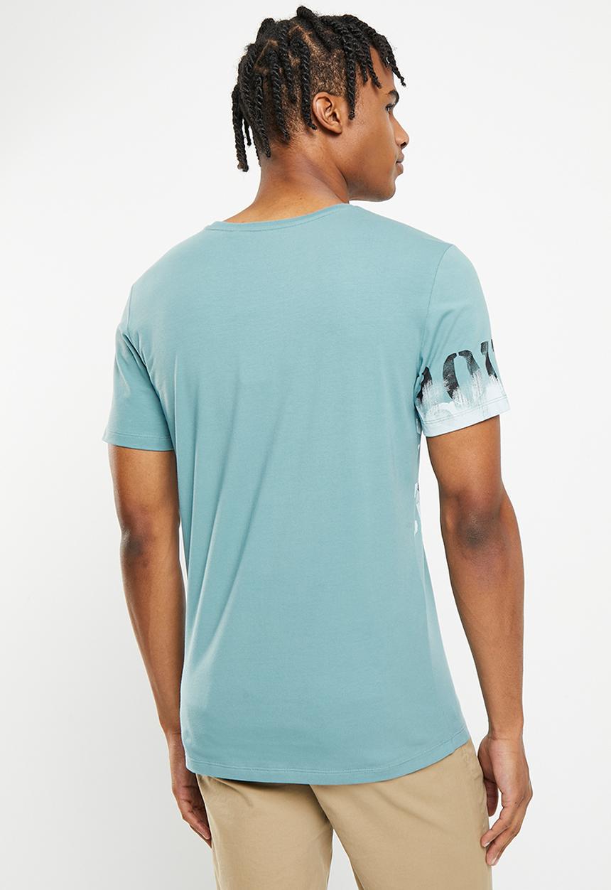 GUESS - Short sleeve cn 1203 Guess tee - honest blue