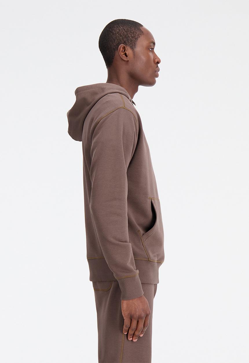 New Balance  - NB essentials hoodie - dark mushroom