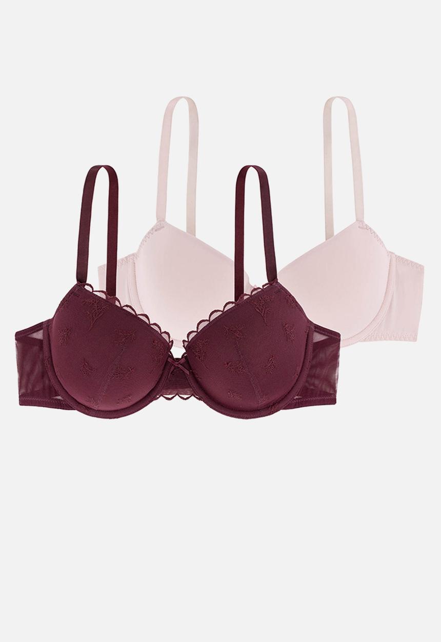 DORINA - Elvera 2 pack demi - red/pink