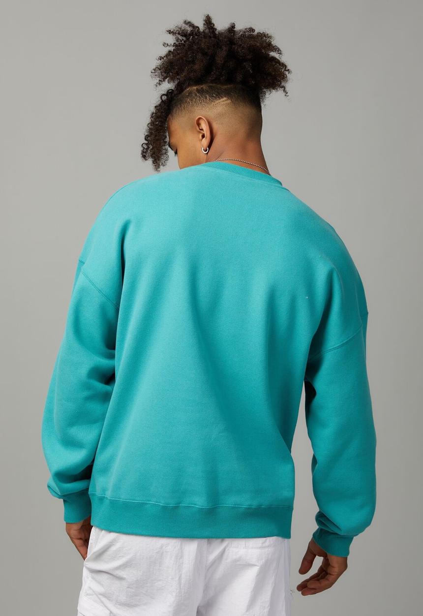 Factorie - Oversized coca cola crew - lcn coktTeal / coca cola splash