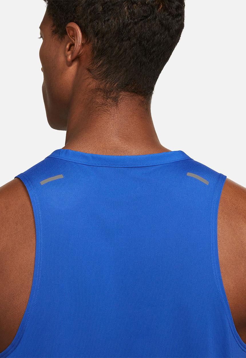 Nike - M nk df rise 365 tank - game royal / reflective silver