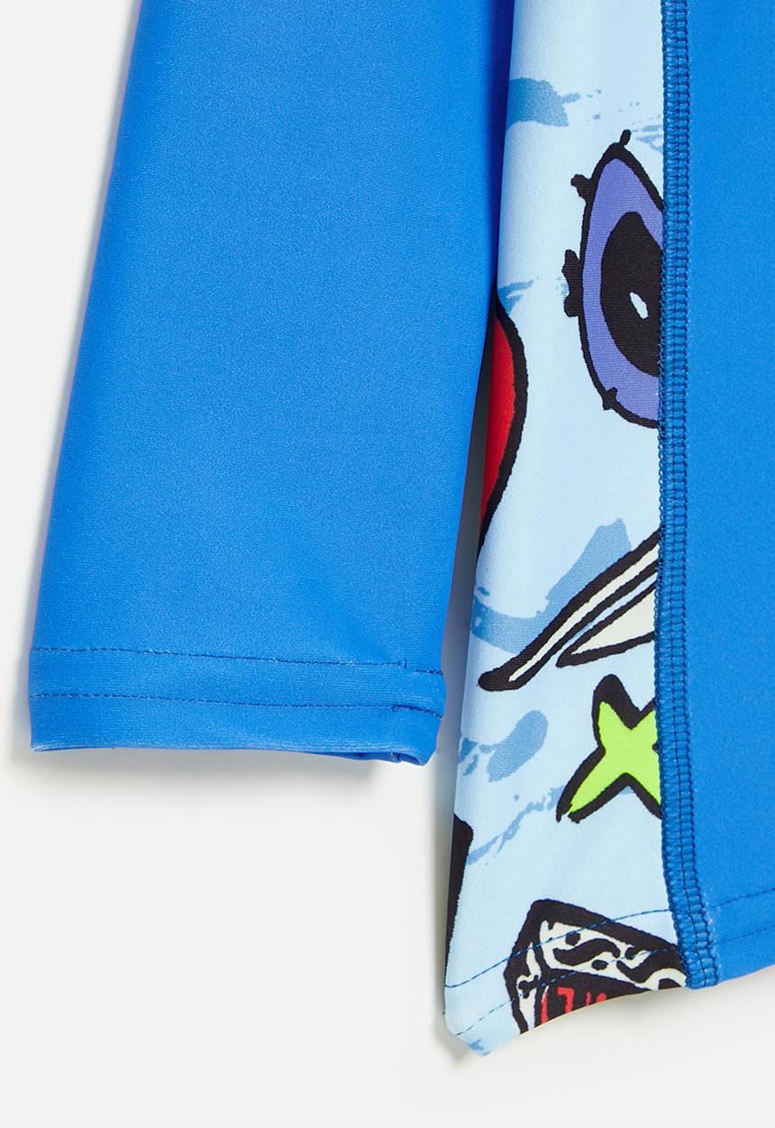 Quiksilver - Alpha boy long sleeve - vallarta blue