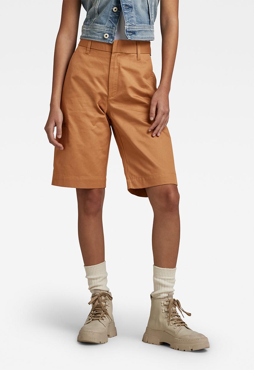 G-STAR - Chino bermuda short wmn - chipmunk