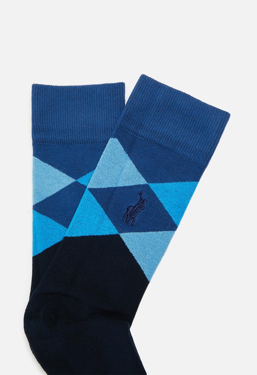POLO - Argyle anklets - navy