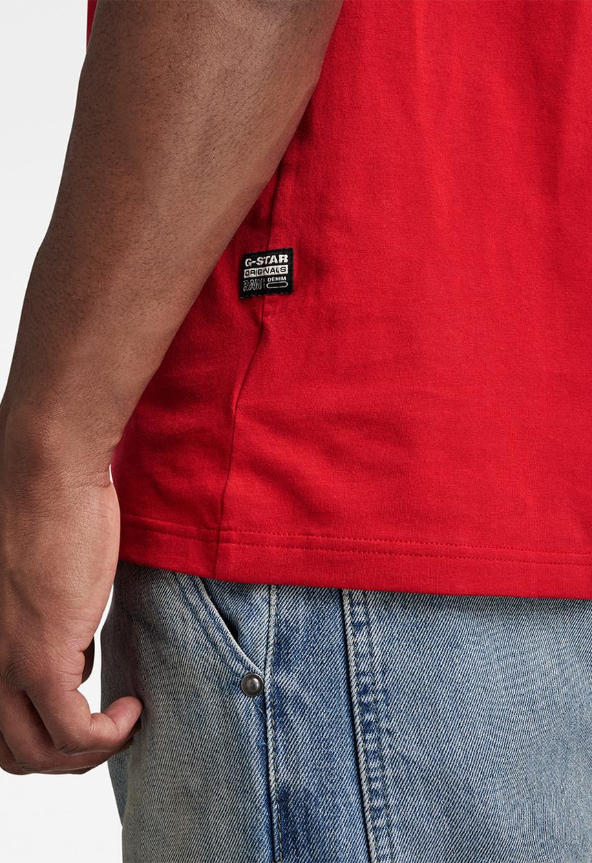 G-STAR - Chest gr r t compact jersey o - dk flame