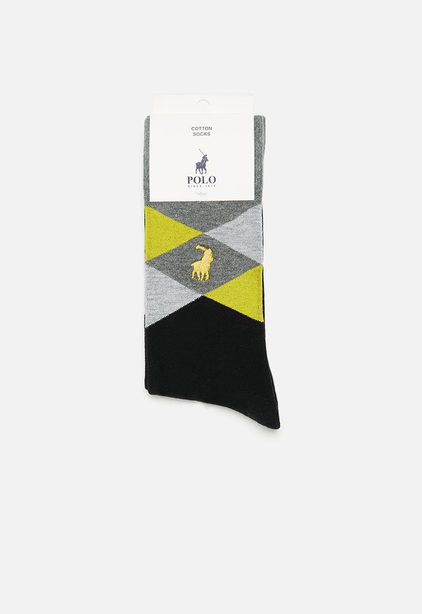 POLO - Argyle anklets - gold
