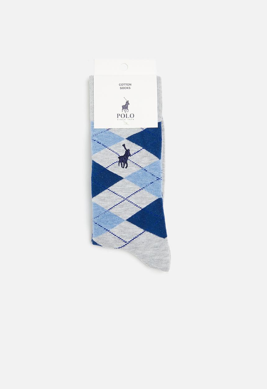 POLO - Argyle anklets - silver