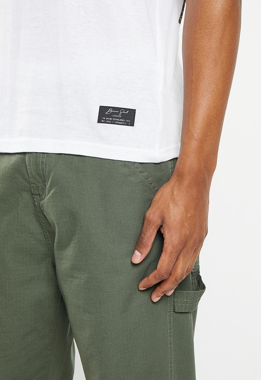 Brave Soul - Plaza tee - optic white