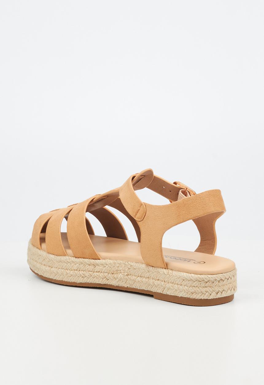 Viabeach - Ivory 9 espadrille - camel