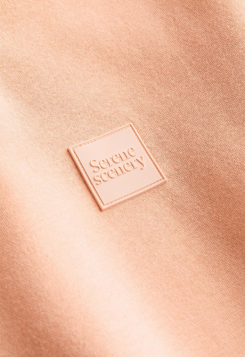 H&M - Relaxed fit appliquéd sweatshirt - apricot 