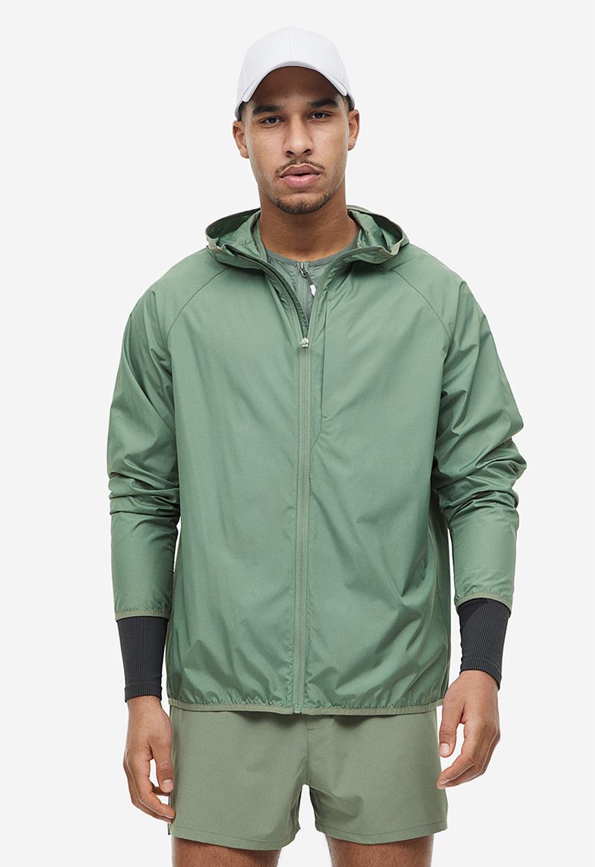 H&M - Regular fit sports windbreaker - sage green 