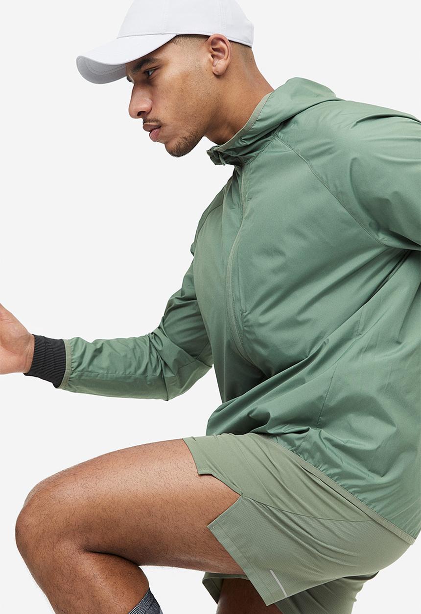 H&M - Regular fit sports windbreaker - sage green 