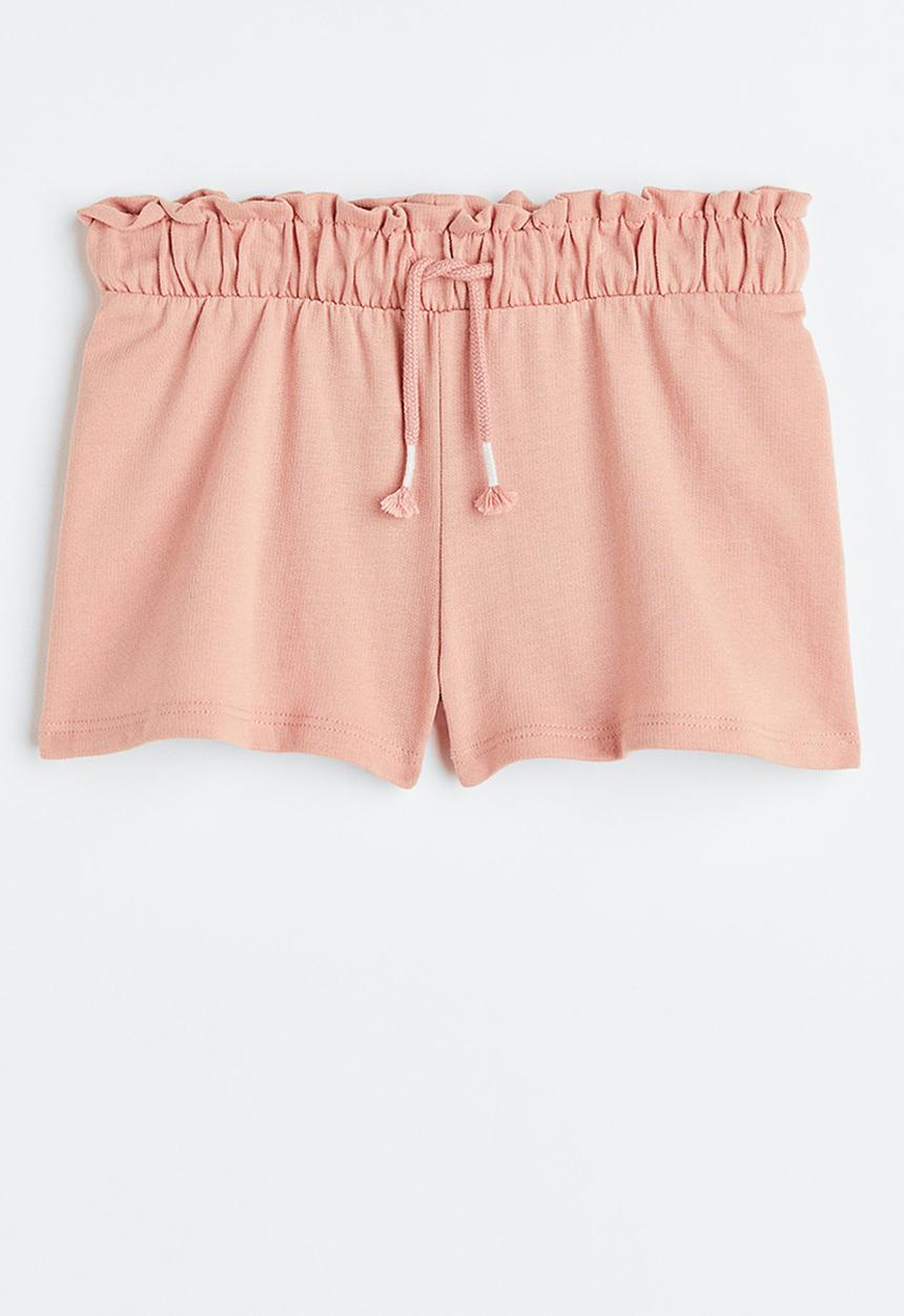 H&M - Cotton pull-on shorts - powder pink