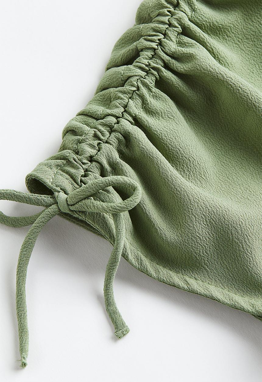 H&M - Crêpe jumpsuit - khaki green